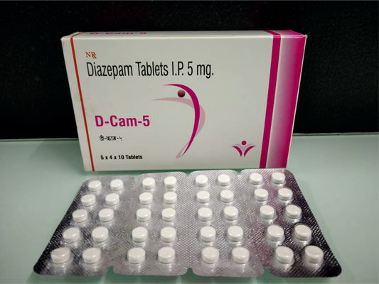 Diazepam 5 {Rate of 10 Tab} by Dellwich