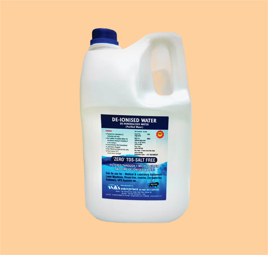 DE-IONISED WATER ( 5 LTR ) by Svas