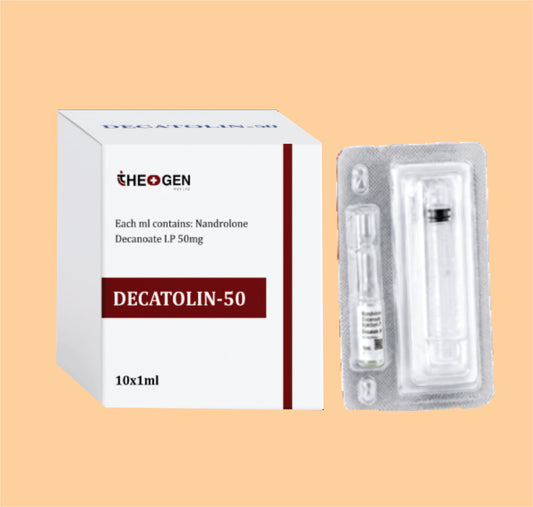 DECATOLIN-50 INJ (10*1ml ) Each ml contains: Nandrolone Decanoate I.P 50mg  by Theon