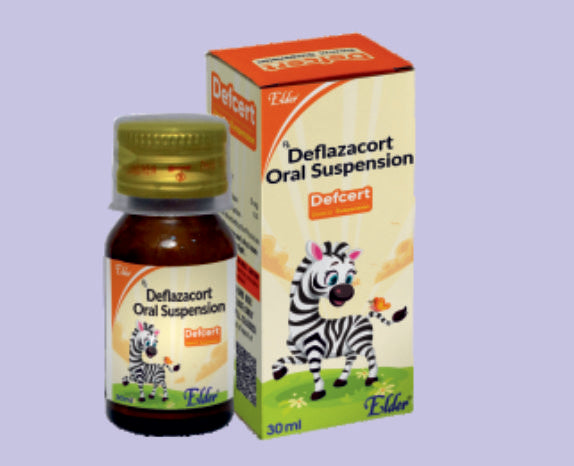 DEFCERT SYP 30ML ( Deflazacort 6mg ) by Elder