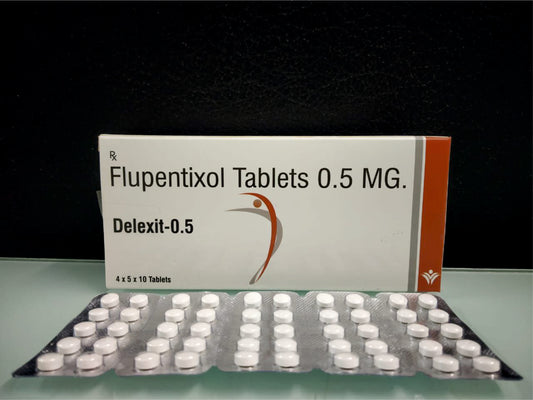 Flupentixol Hcl 0.5 pack of {Rate of 10 Tab} by Dellwich