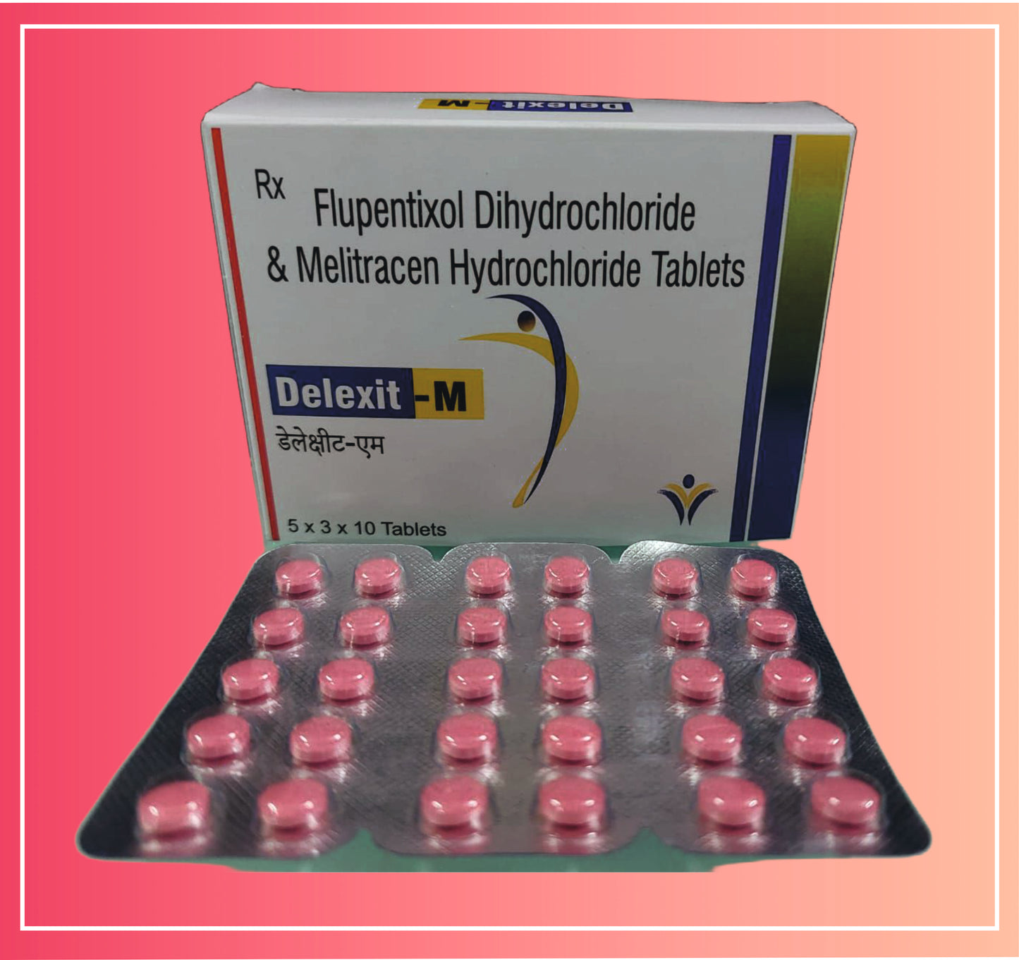 Flupenthixol Di Hcl 0.5, Melitracen Hcl 10 {Rate of 10 Tab} by Dellwich