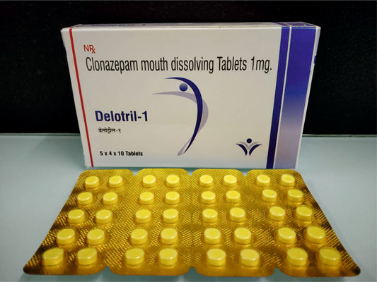 Clonazepam 1 (Md) {Rate of 10 Tab} by Dellwich