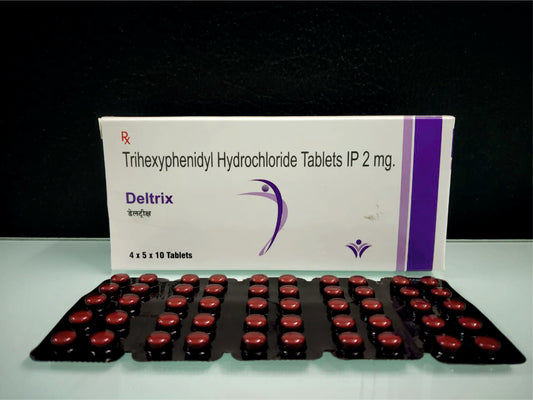 Trihexyphenidyl Hcl 2  {Rate of 10 Tab} by Dellwich