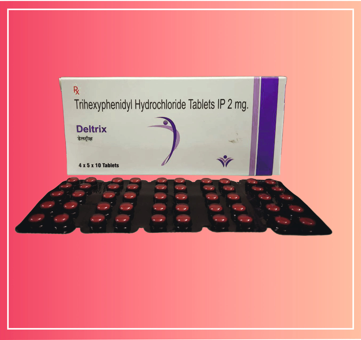 Trihexyphenidyl Hcl 2  {Rate of 10 Tab} by Dellwich