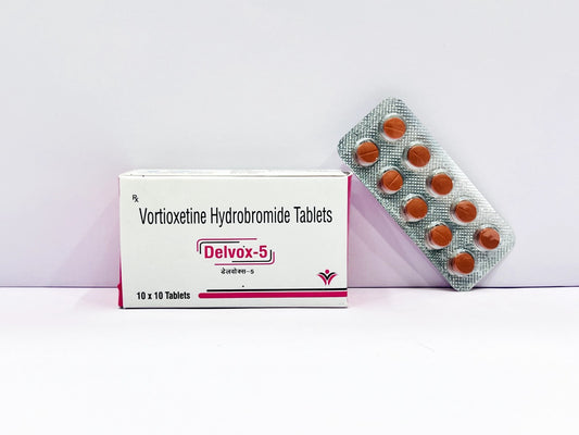Vortioxetine Hydrobromide 5 {Rate of 10 Tab} by Dellwich