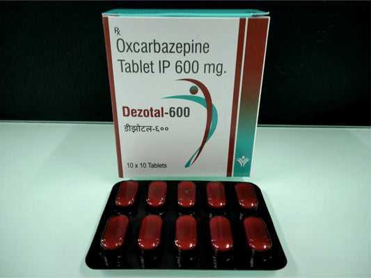 Oxcarbazapine 600 {Rate of 10 Tab} by Dellwich