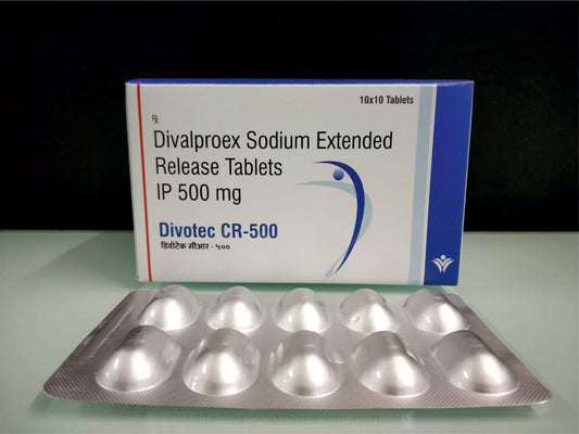 Divalproex Sodium Eq. To Valproic Acid 500 pack of 10x10 Tab by Dellwich