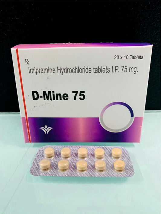 Imipramine Hcl 75  {Rate of 10 Tab} by Dellwich