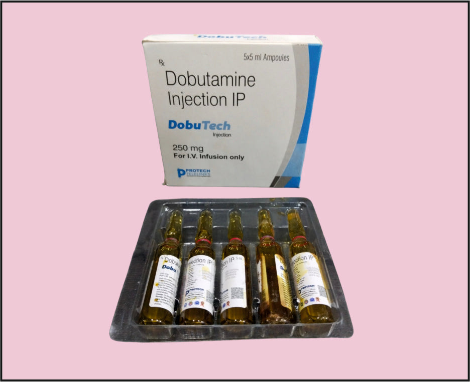 DOBUTECH 5ML 5 ML ( Dobutamine (250Mg/5Ml) ) by Protech