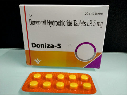 Donepezil Hcl 5 {Rate of 10 Tab} by Dellwich