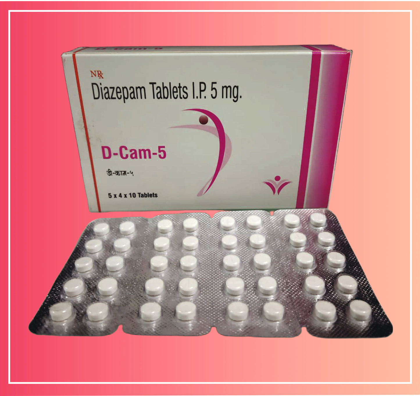 Diazepam 5 {Rate of 10 Tab} by Dellwich