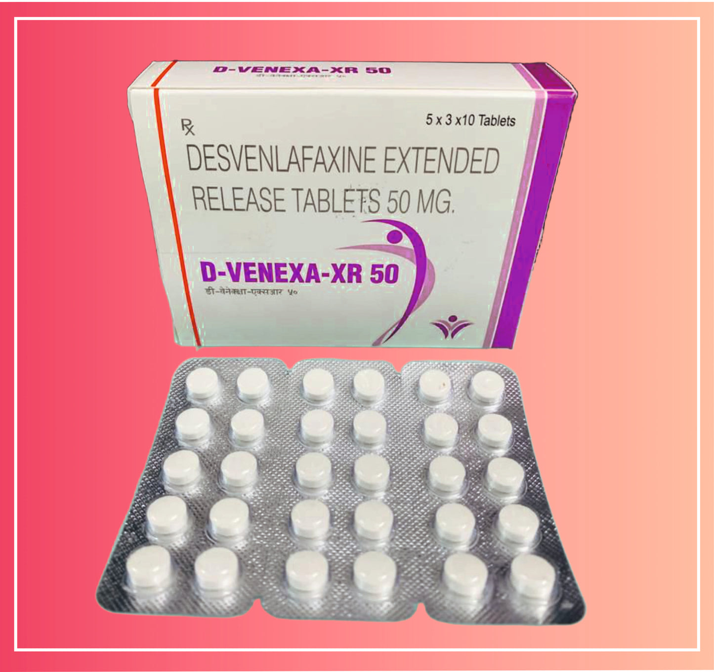 Desvenlafaxine 50 {Rate of 10 Tab} by Dellwich