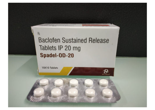 Baclofen 20 (Sr) {Rate of 10 Tab} by Dellwich