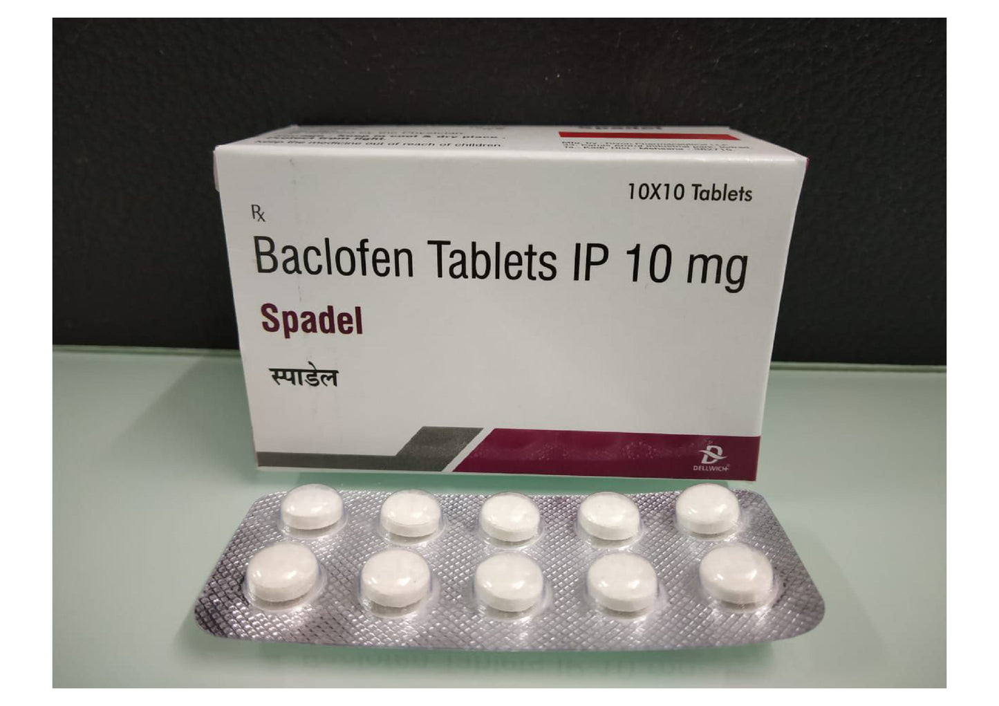 Baclofen 10  {Rate of 10 Tab} by Dellwich