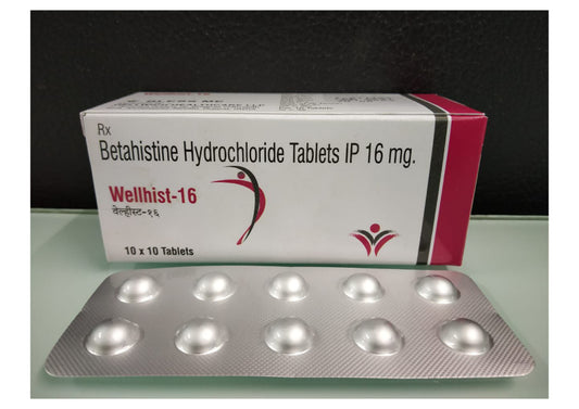 Betahistine Hcl 24 {Rate of 10 Tab} by Dellwich