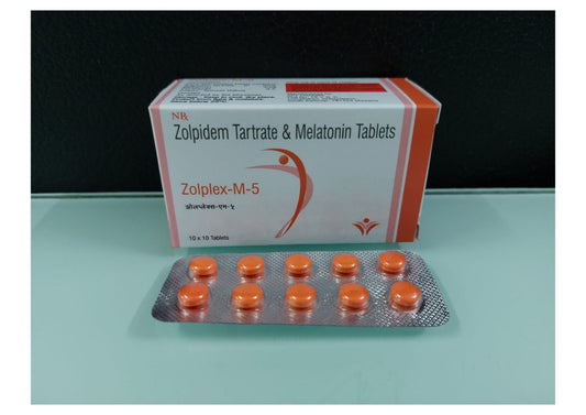 Zolpidem Tartrate 5, Melatonin 3  {Rate of 10 Tab} by Dellwich