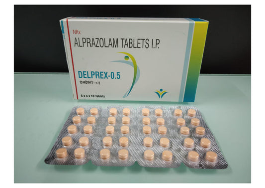 Alprazolam 0.5 {Rate of 10 Tab} by Dellwich