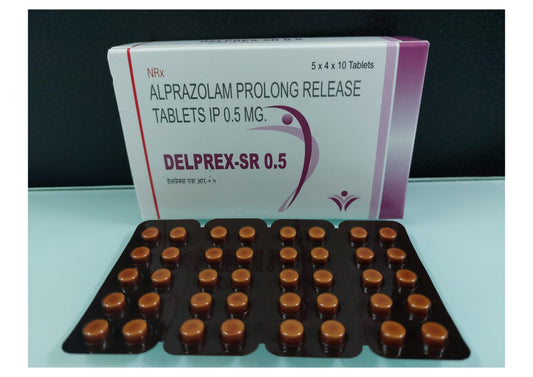Alprazolam 0.5 (Pr) {Rate of 10 Tab} by Dellwich