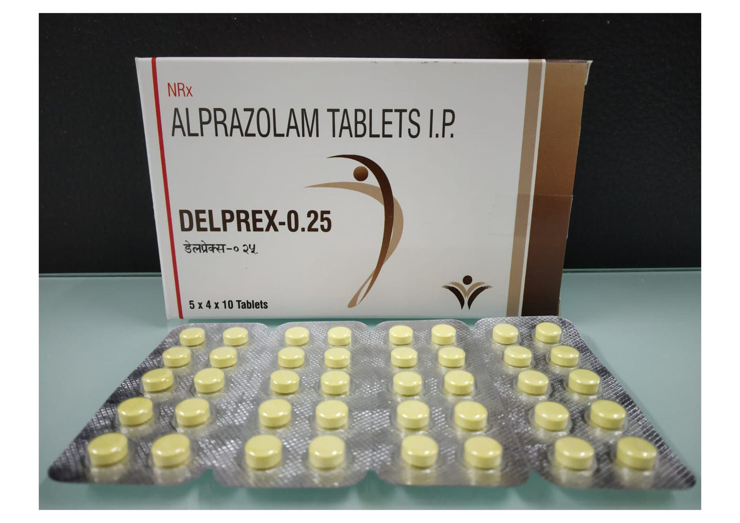 Alprazolam 0.25  {Rate of 10 Tab} by Dellwich