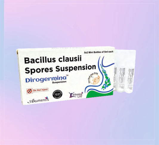 Dirogermina 10x5ML Bacillus Clausii 2 Billion Spores   by Akumentis