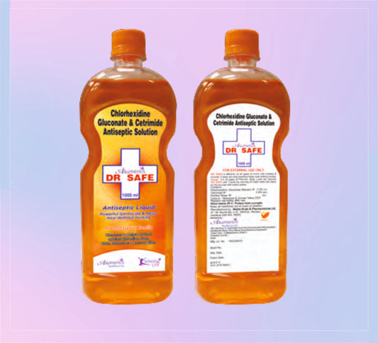 Dr. Safe 1000 Ml 1000 ML Chlorhexidine 0.3 % + Cetrimide 0.6 %   by Akumentis
