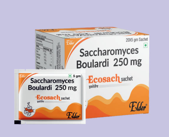 ECOSACH  SACHET 765MG ( Saccharomyces Boulardi 250mg ) by Elder