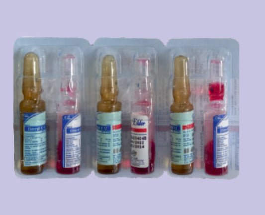 ELDERVIT B12 INJ 2X1.5ML ( Part 1: Vitamin C 150g WFI, Part 2: Vitamin B 12, Folic Acid 0.7mg, Niacinamide 12mg WFI ) by Elder