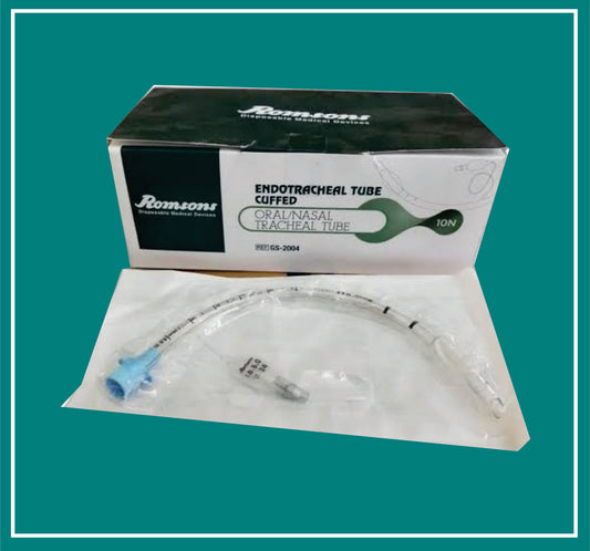 ENDOTRACHEAL TUBE CUFFED 8.0mm (Endotracheal Tube (Cuffed)) by Romson