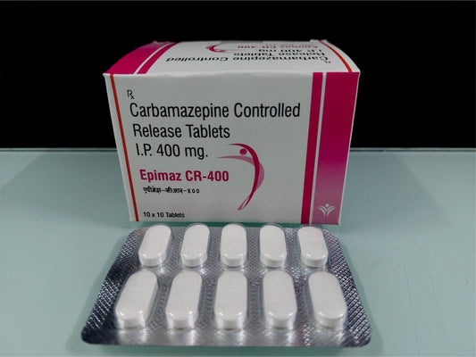 Carbamazepine 400 (Cr)    pack of 10x10 Tab by Dellwich