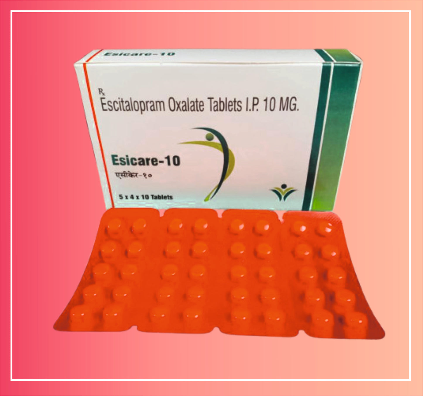 Escitalopram Oxalate 10 * {Rate of 10 Tab} by Dellwich