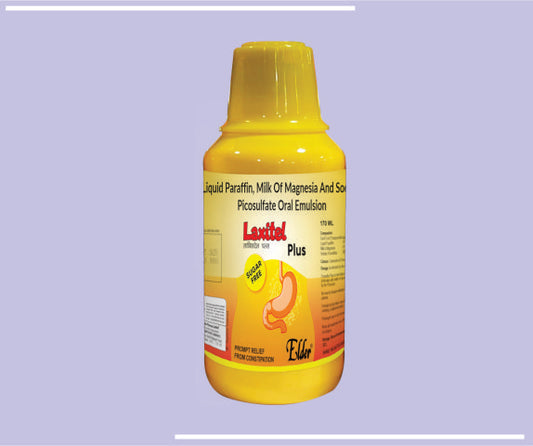 LAXITEL PLUS SYP (170ML) Liquid Paraffin, Milk of Magensia & Sodium Picosulphate Suspn by Elder