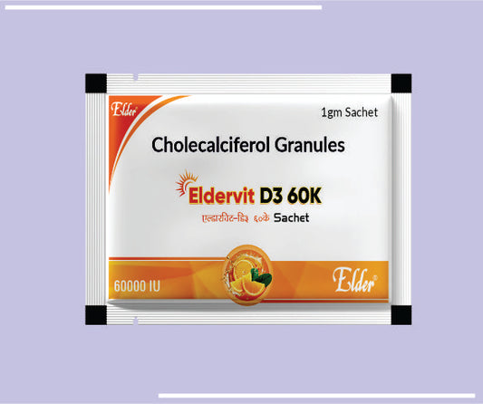 ELDERVIT D3 60K SACHET (20X1GM) Cholecalciferol 60000 I.U. SG by Elder