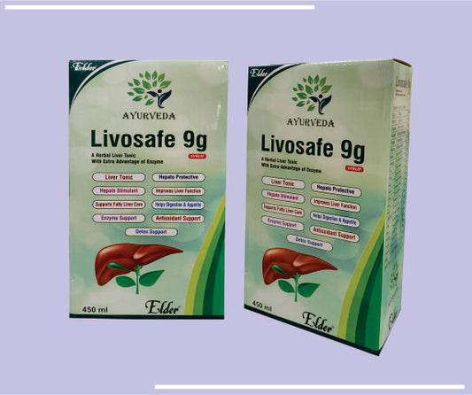 LIVOSAFE 9G SYP (500ML) Liver Syp 9G Ayurvedic by Elder