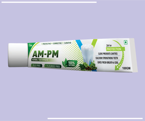 AM PM HERBAL TOOTH PASTE (10X100GM) Herbal Toothpaste by Elder