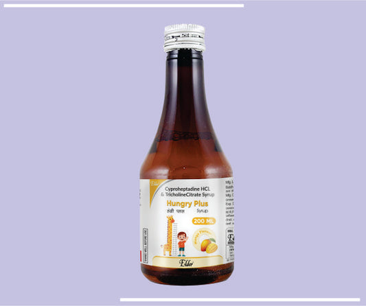 HUNGRY PLUS SYP (MANGO) (200ML) Tricholine Citrate 0.55 gm, Sorbitol 70% q.s by Elder