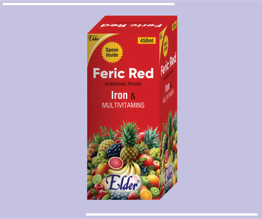 FERIC RED SYP (450ML) Iron Syp Ayurvedic by Elder
