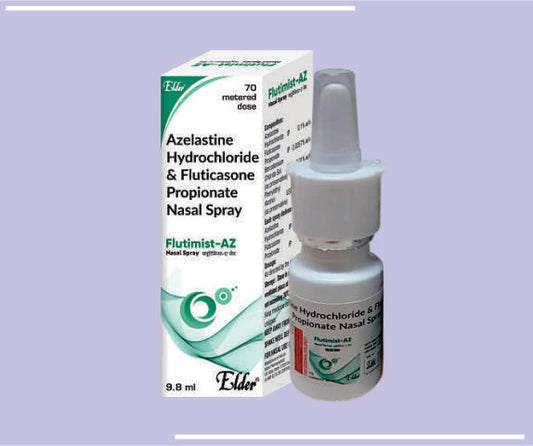 FLUTIMIST AZ NASAL SPRAY (9.8ML) Fluticasone Propionate 140 mcg,Azelastine Hcl 140mcg by Elder