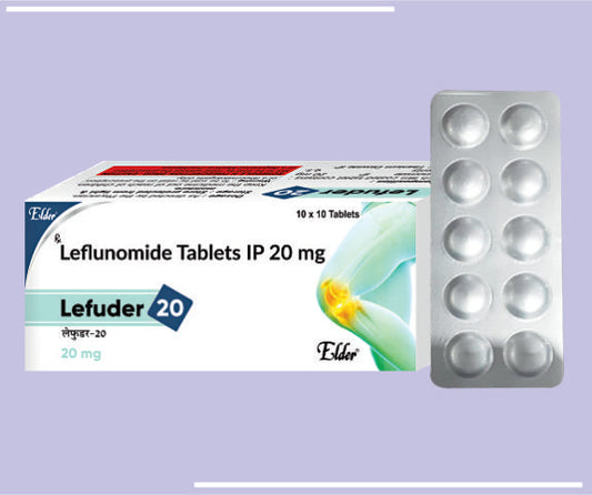 LEFUDER 20 TABS (10X10) Leflunomide 20mg by Elder