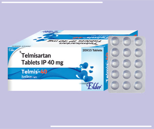TELMIS 40MG TAB (ALU/ALU) (20X15) Telmisartan IP  40mg by Elder