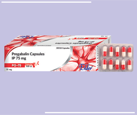 PG 75 CAP (30X10) Pregabalin 75 MG
 by Elder