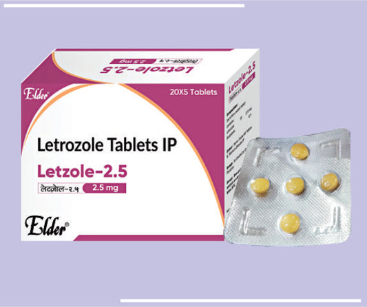 LETZOLE 2.5 TABS (20X5) Letrozole 2.5mg by Elder
