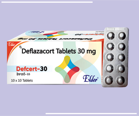 DEFCERT 30 TABS (10X10) Deflazacort 30 MG 
 by Elder