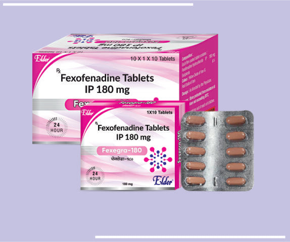 FEXEGRA  180MG TAB (10X1X10) Fexofenadine 180 MG 
 by Elder