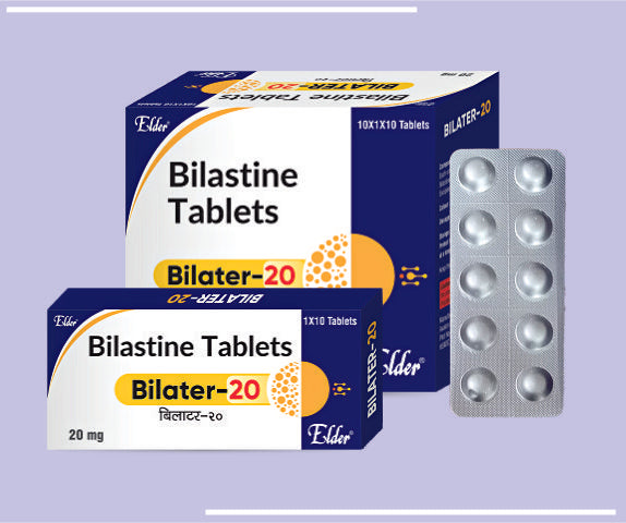 BILATER 20 TABS (10X1X10) Bilastine 20mg by Elder