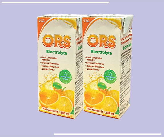 ORS  EECTROLYTE LIQ (200ML) Oral Rehydration Salts by Elder