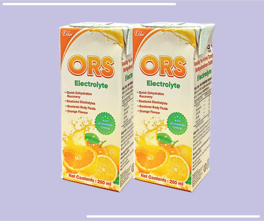 ORS  EECTROLYTE LIQ (200ML) Oral Rehydration Salts by Elder