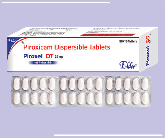 PIROXEL  DT TAB (30X10) Piroxicam 20mg by Elder