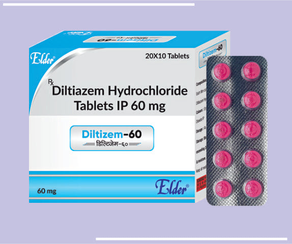 DILTIAZEM 60 TABS (20X10) Diltiazem 60 MG
 by Elder