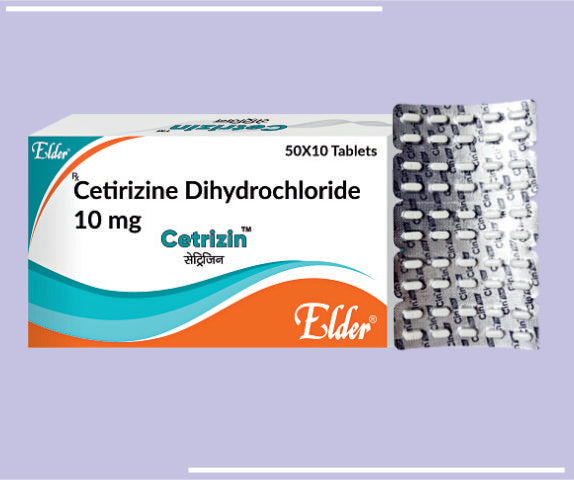 CETRIZIN TABS (50X10) Cetrizine Dihydrochloride 10 mg by Elder